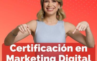 Certificación de marketing digital de Vilma Núñez