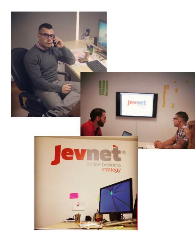 xavi crearon su agencia de Marketing Digital, JEVNET.