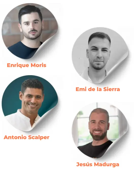 vive de tu libro Enrique Moris, Emi de la Sierra, Antonio Scalper, Jesús Madurga